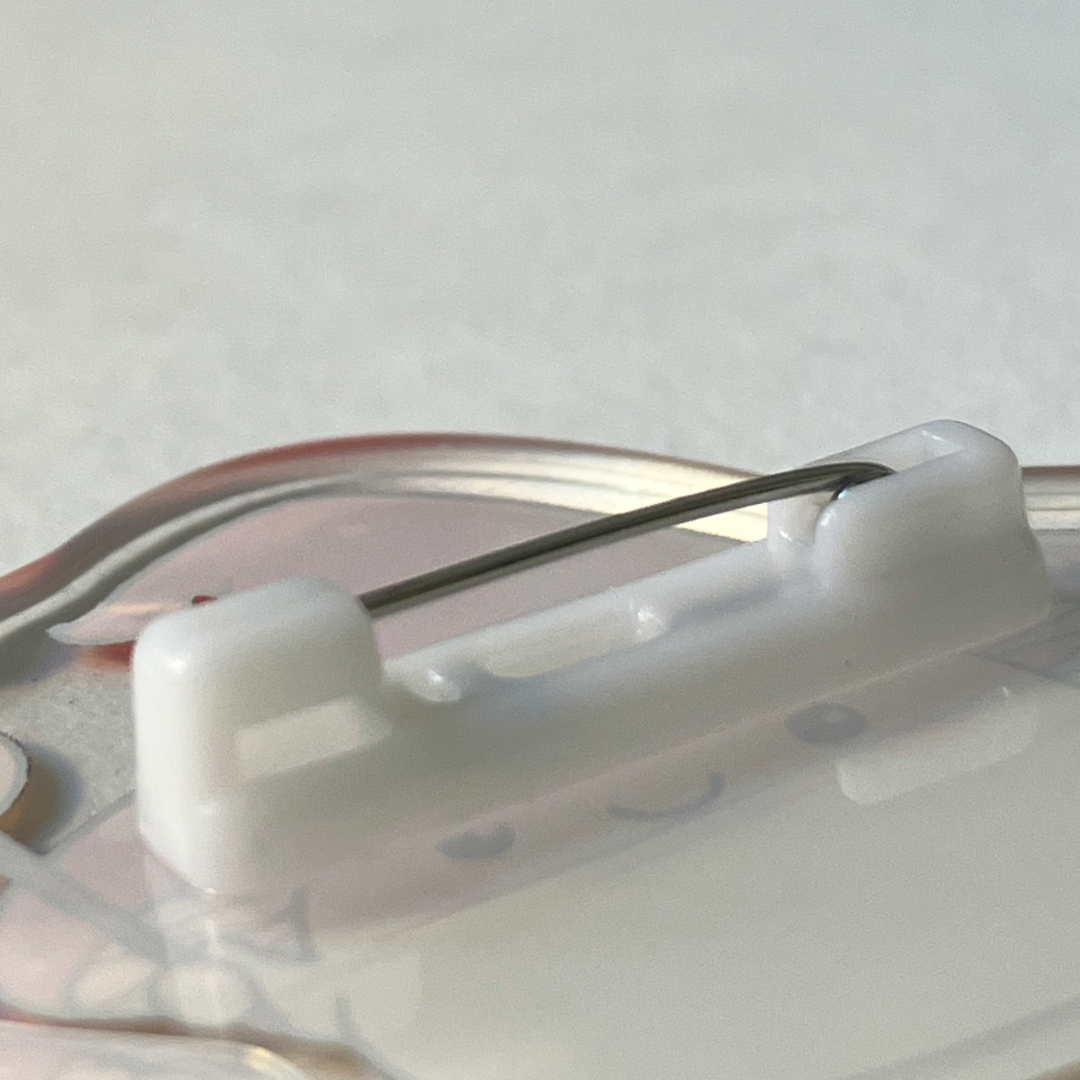 Pilz auf Fahrrad - Acryl Pin