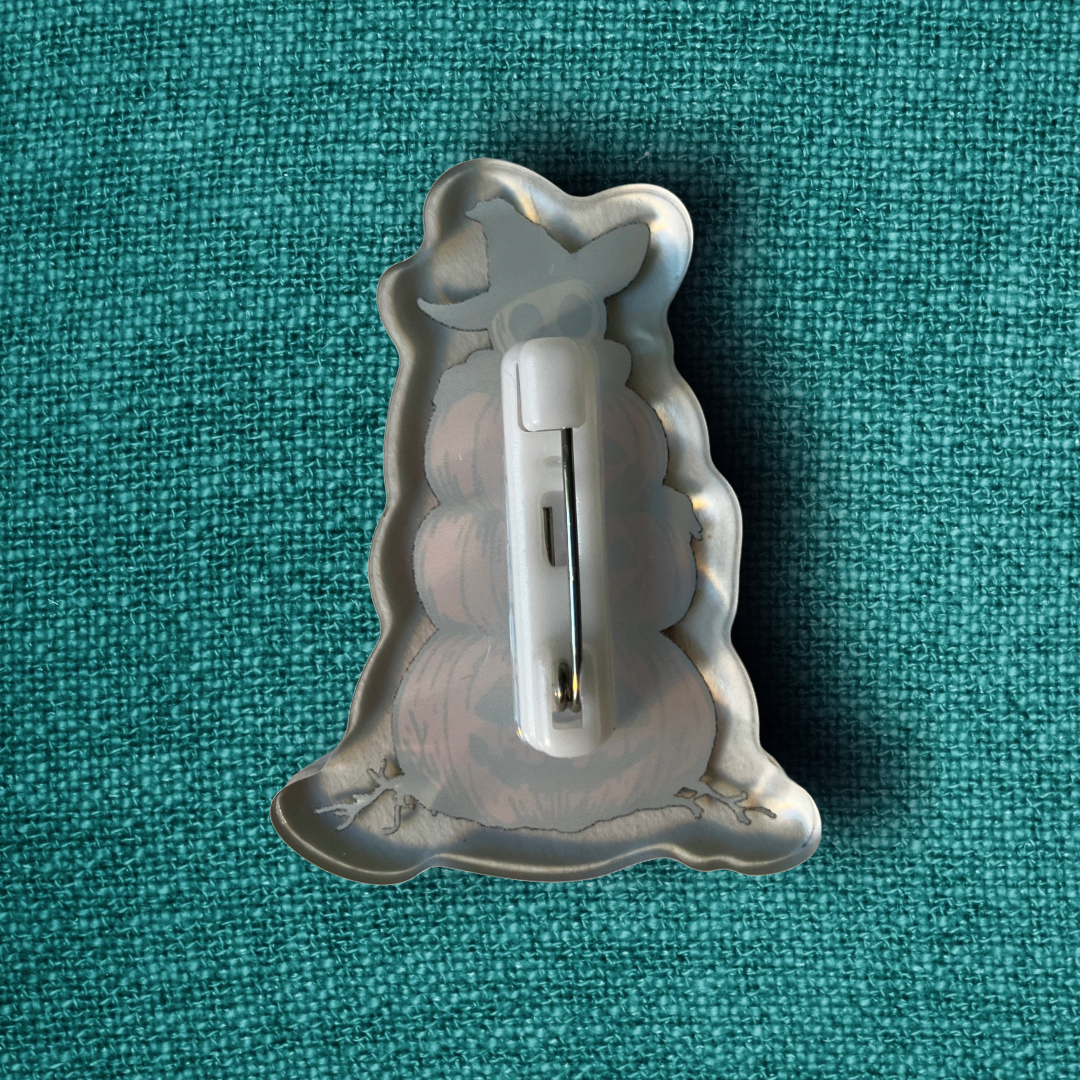 Kürbis Monster - Acryl pin