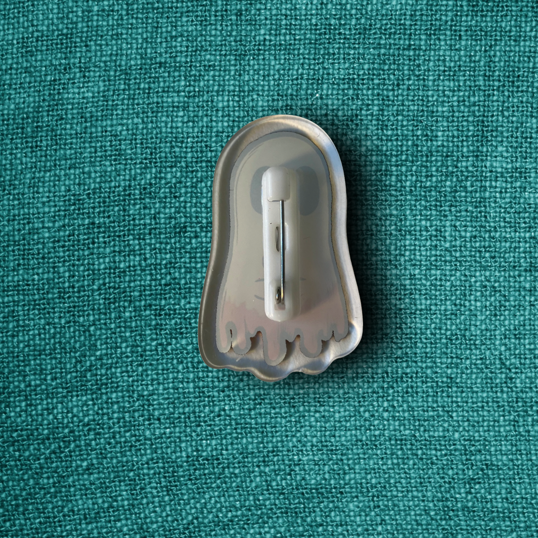 Ghost with Candle - Acrylic pin