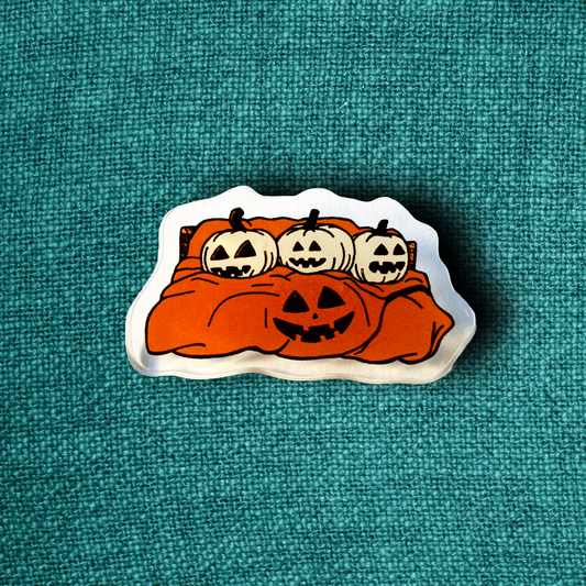 Kürbis Bett - Acryl pin
