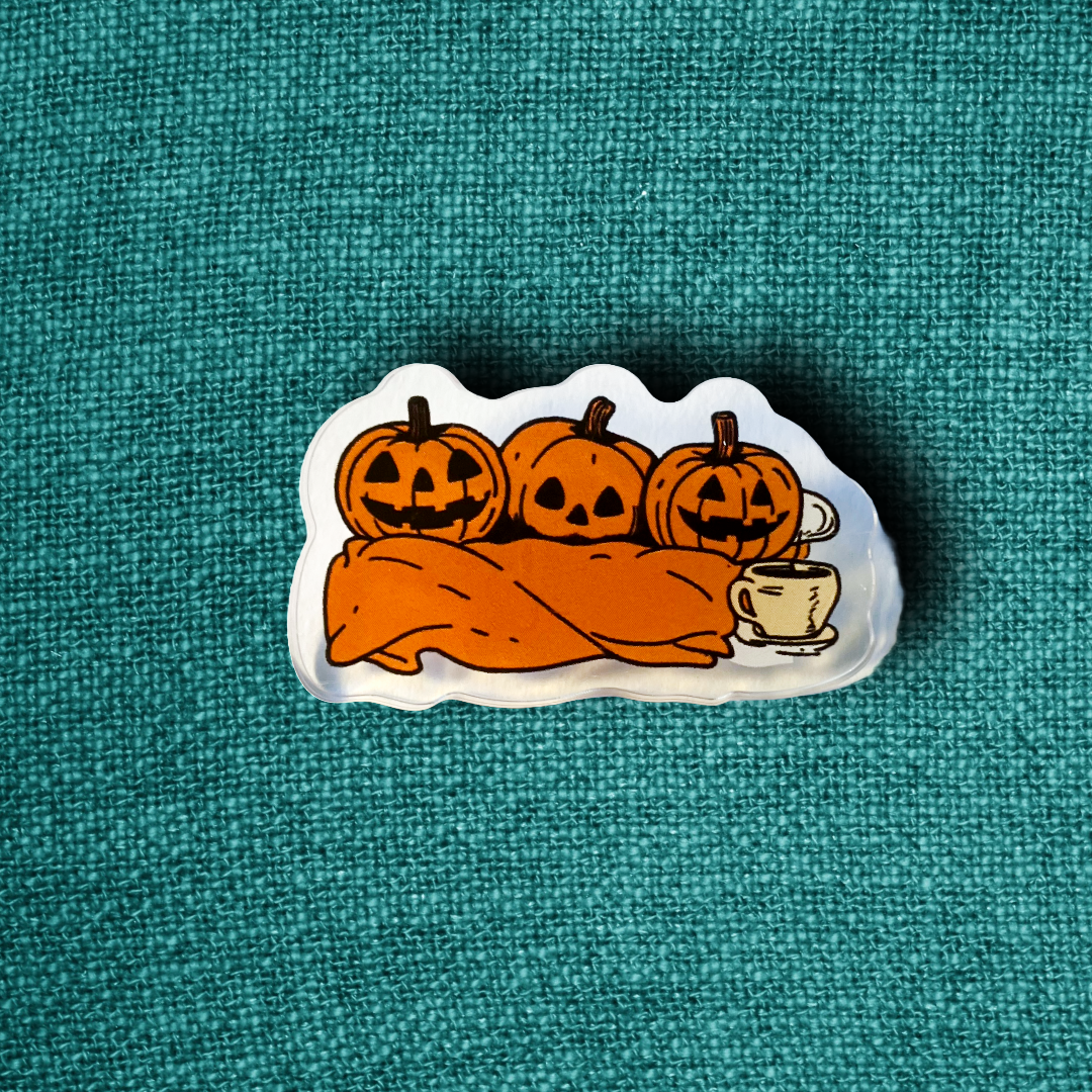 Sofa Kürbisse - Acryl Pin