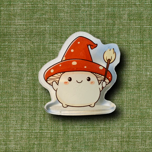 Zauberer Pilz - Acryl Pin
